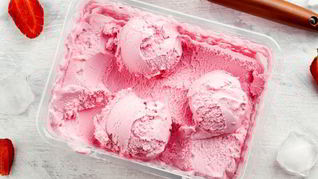 Рецепт Бананова-клубничного мороженого