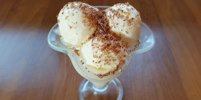 Рецепт быстрого домашнего мороженого из сгущенки