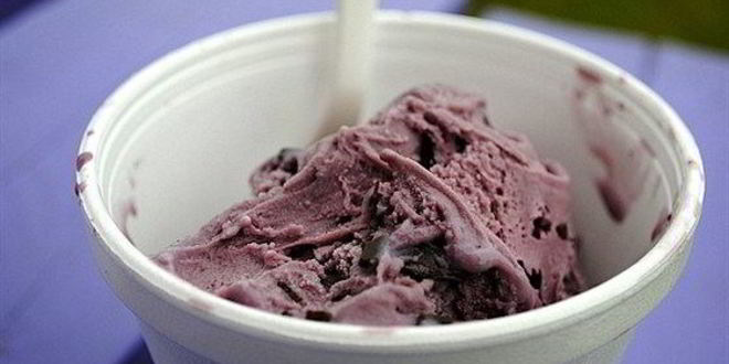 Рецепт йогуртового малинового мороженого с шоколадными чипсами