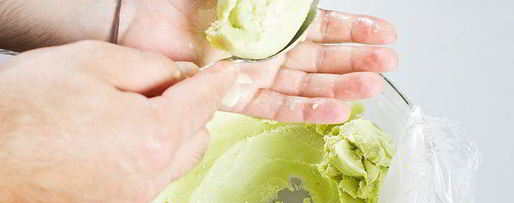 Шаг 4: йогуртового мороженого с авокадо и огурцом