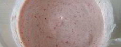 Шаг 1: клубнично-бананового мороженого