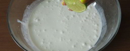 Шаг 6: кокосового мороженого с ежевикой