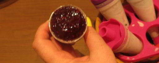 Шаг 9: кокосового мороженого с ежевикой