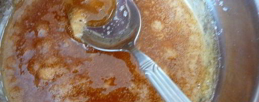 Шаг 1: медового мороженого карамельная груша