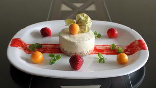 Рецепт Мороженого-чизкейка с ягодным кули