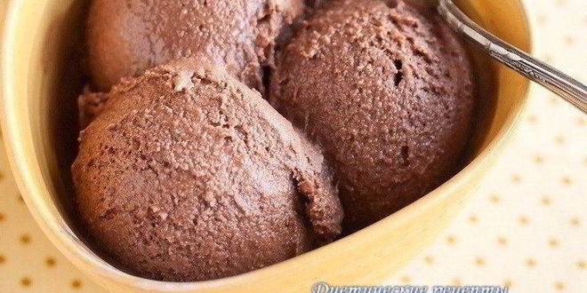 Рецепт мороженого из банана и какао