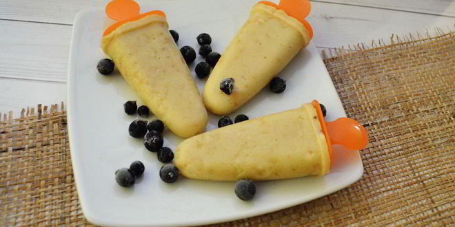 Рецепт мороженого из печеных яблок и банана