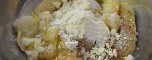 Шаг 2: мороженого из печеных яблок и банана