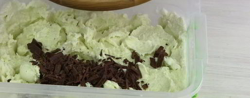 Шаг 6: мороженого с мятой и шоколадом