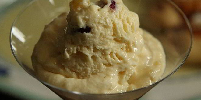 Рецепт мороженого с вялеными фруктами