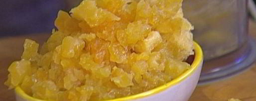 Шаг 2: мороженого с вялеными фруктами