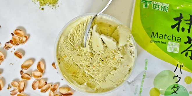 Рецепт мороженого с зеленым чаем matcha