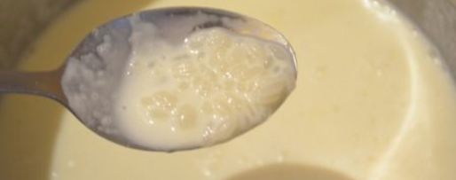 Шаг 1: рисового мороженого без яиц