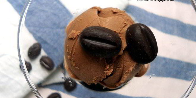 Рецепт шоколадна-кофейного мороженого с маскарпоне