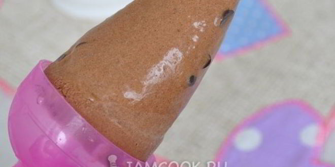 Рецепт шоколадного мороженого с дропсами