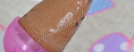 Шаг 9: шоколадного мороженого с дропсами