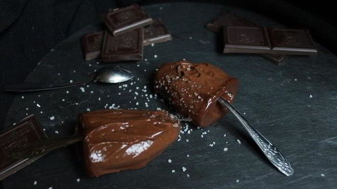 Рецепт Шоколадного десерта-мороженого