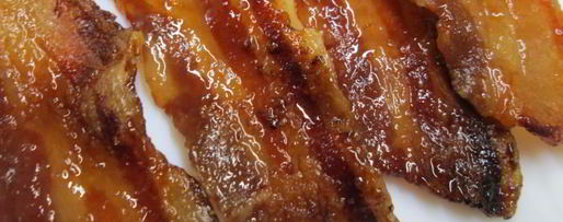 Шаг 2: сливочного мороженого с карамельным беконом