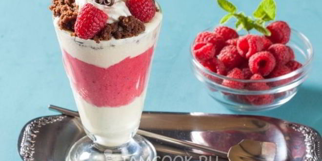 Рецепт слоеного мороженого парфе