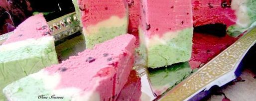 Шаг 18: торта-мороженого арбуз