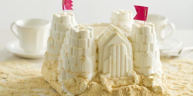 Рецепт торта-мороженого песочного замок