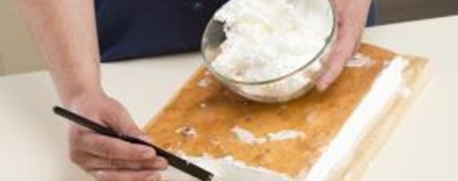 Шаг 4: торта-мороженого песочного замок