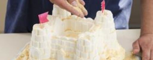 Шаг 5: торта-мороженого песочного замок