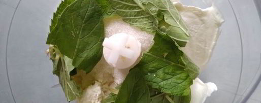 Шаг 2: ягодного мороженого с мятой