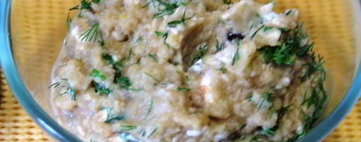 Шаг 1: баклажанового мусса под сырной корочкой