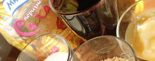 Шаг 1: чернично-яблочного мусс