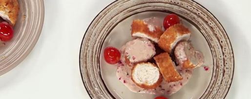 Шаг 5: индейки, фаршированной муссом из цыпленка, под винным соусом