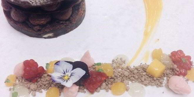 Рецепт хрустящих брауни с шоколадным муссом