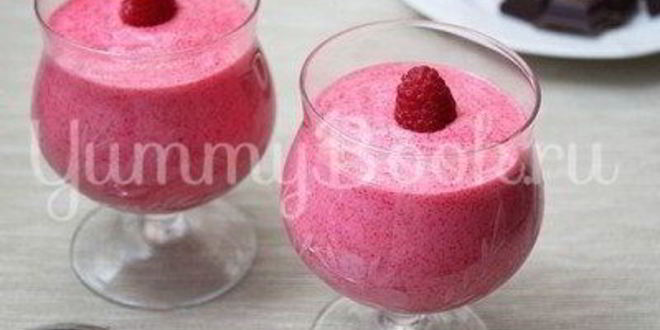 Рецепт клюквенного мусса