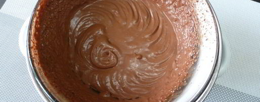 Шаг 3: крема-мусса из шоколада и воды