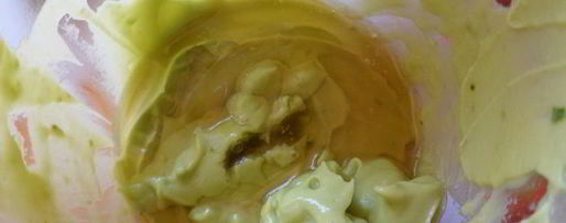 Шаг 3: мусса из авокадо с клубникой и шоколадом