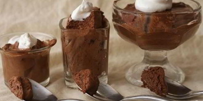 Рецепт мусса из горького шоколада с коньяком