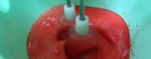 Шаг 4: мусса из клубники с кокосовой стружкой