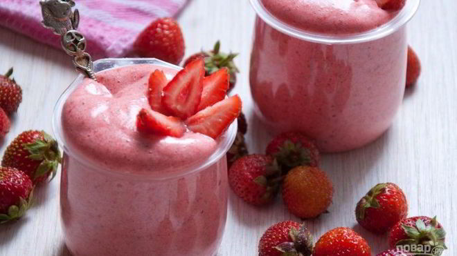 Рецепт Мусса из клубники