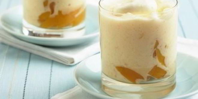 Рецепт мусса из персиков