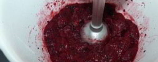 Шаг 1: мусса из смородины