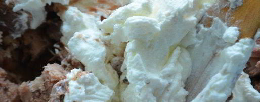 Шаг 1: мусса из тунца на абрикосах