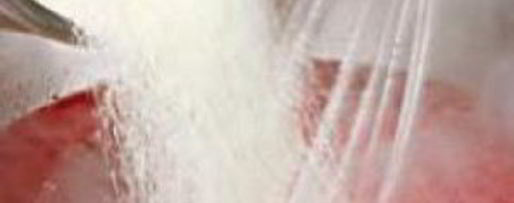 Шаг 1: мусса клюквенного из манной крупы