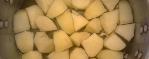 Шаг 1: мусса яблочного на манной крупе