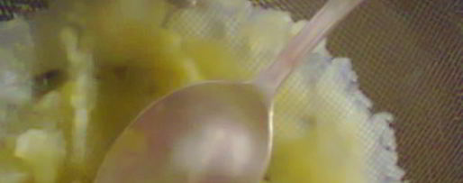 Шаг 3: мусса яблочного на манной крупе