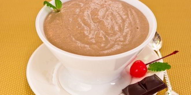 Рецепт шоколадного мусса на манной крупе