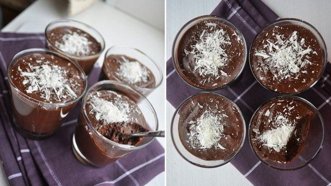 Рецепт Шоколадного мусса с апельсиновой цедрой