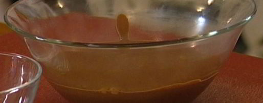 Шаг 2: шоколадного мусса с красной смородиной