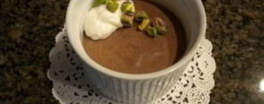 Шаг 4: шоколадного мусса с кремом и фисташками