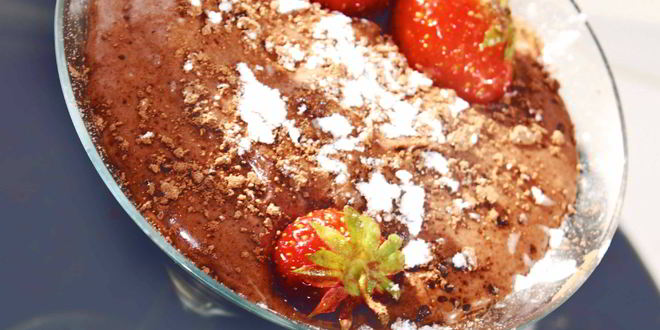 Рецепт шоколадного мусса со сливками