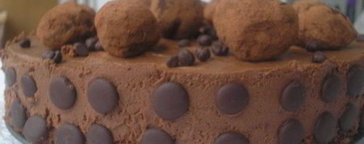 Шаг 12: шоколадного торта-мусса с кофейно-карамельными трюфелями